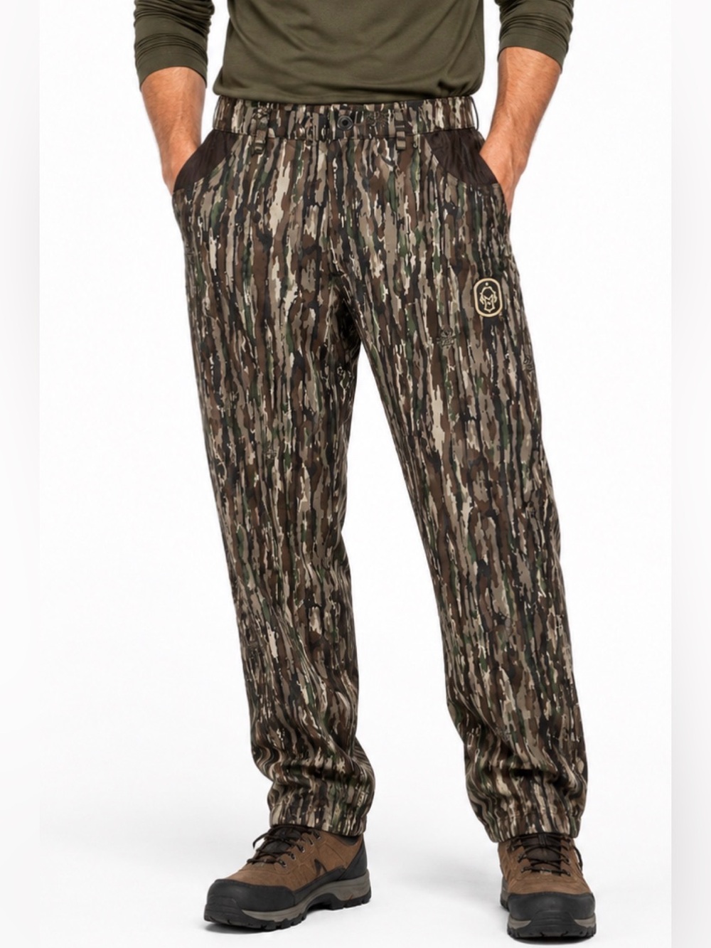 Hardcore Camo Hunting Pants Men’s Performance Outdoor Fleece Lined Pants Size L